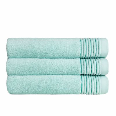 Toalla de algodón Zero Twist Juliette Aguamarina
