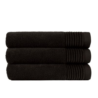 Toalla de algodón Zero Twist Juliette Negro
