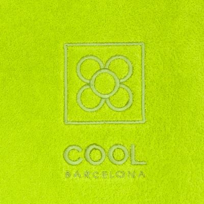 Toalla playa 90 x 160 cm de rizo 100% algodón Stone Wash Cool Barcelona Pistacho