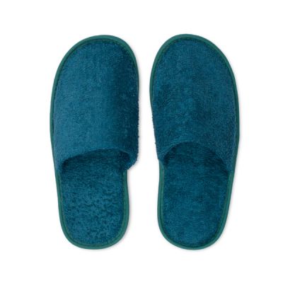 Sabatilles de bany 70% cotó i 30% bambú Cottonplus Verd Ànec