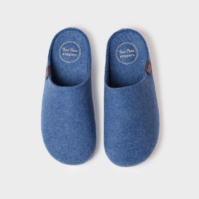 Zapatilla de casa tipo zueco para mujer en fieltro reciclado MONA-FR Tejano Toni Pons 